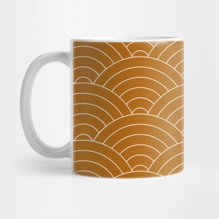 Waves (Golden Brown) Mug